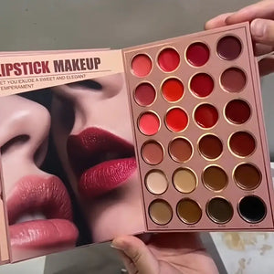 Book-Style Makeup Palette Kit With Sample Looks