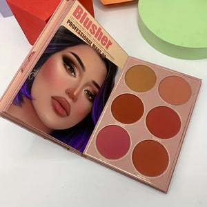 Book-Style Makeup Palette Kit With Sample Looks