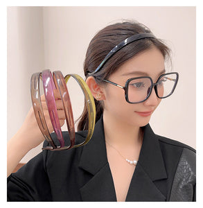 Hair Band for Eyewear, No Pressure, Non Slip Fashion Thin Headbands for Women