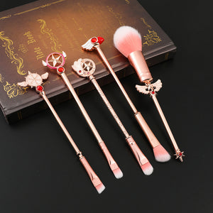 8 In 1 Sailor Moon Makeup Brush Set with Dust Bag