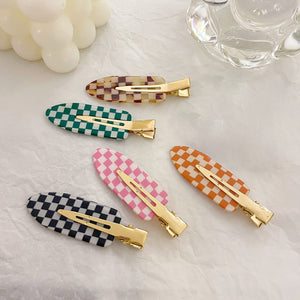 5PCS No Bend Hair Clips, No Crease Curl Pins, Colorful Bang Seamless Duckbill Barrette