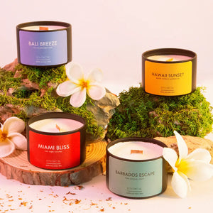 tropical vibe candles